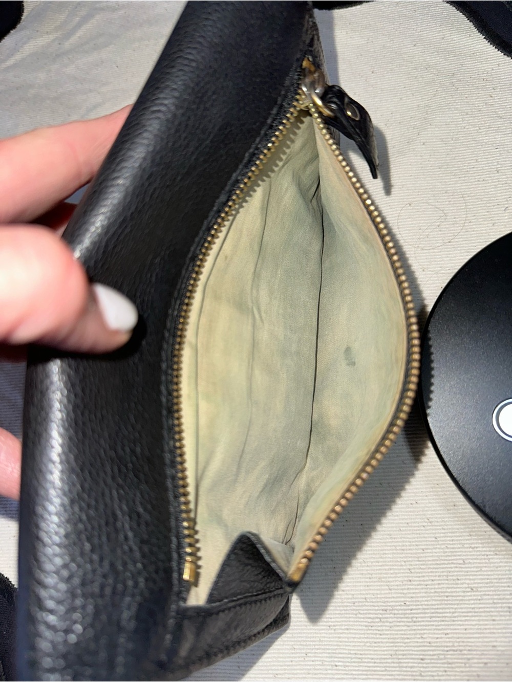 Authentic Chloe Elsie Black Leather Wallet  Gold Hardware | EUC - Picture 13 of 16